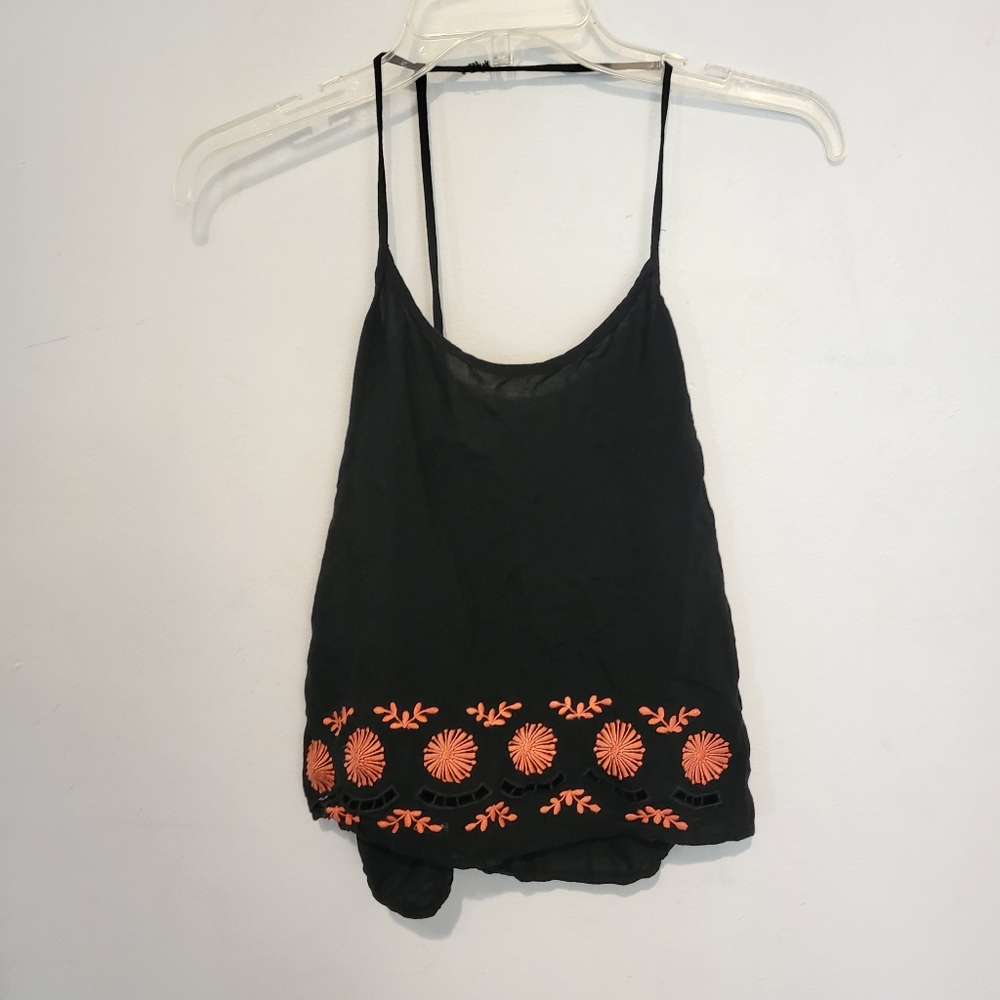 Black tank top